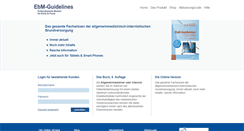 Desktop Screenshot of ebm-guidelines.ch