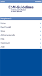 Mobile Screenshot of ebm-guidelines.ch