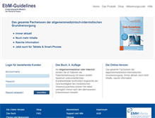 Tablet Screenshot of ebm-guidelines.ch